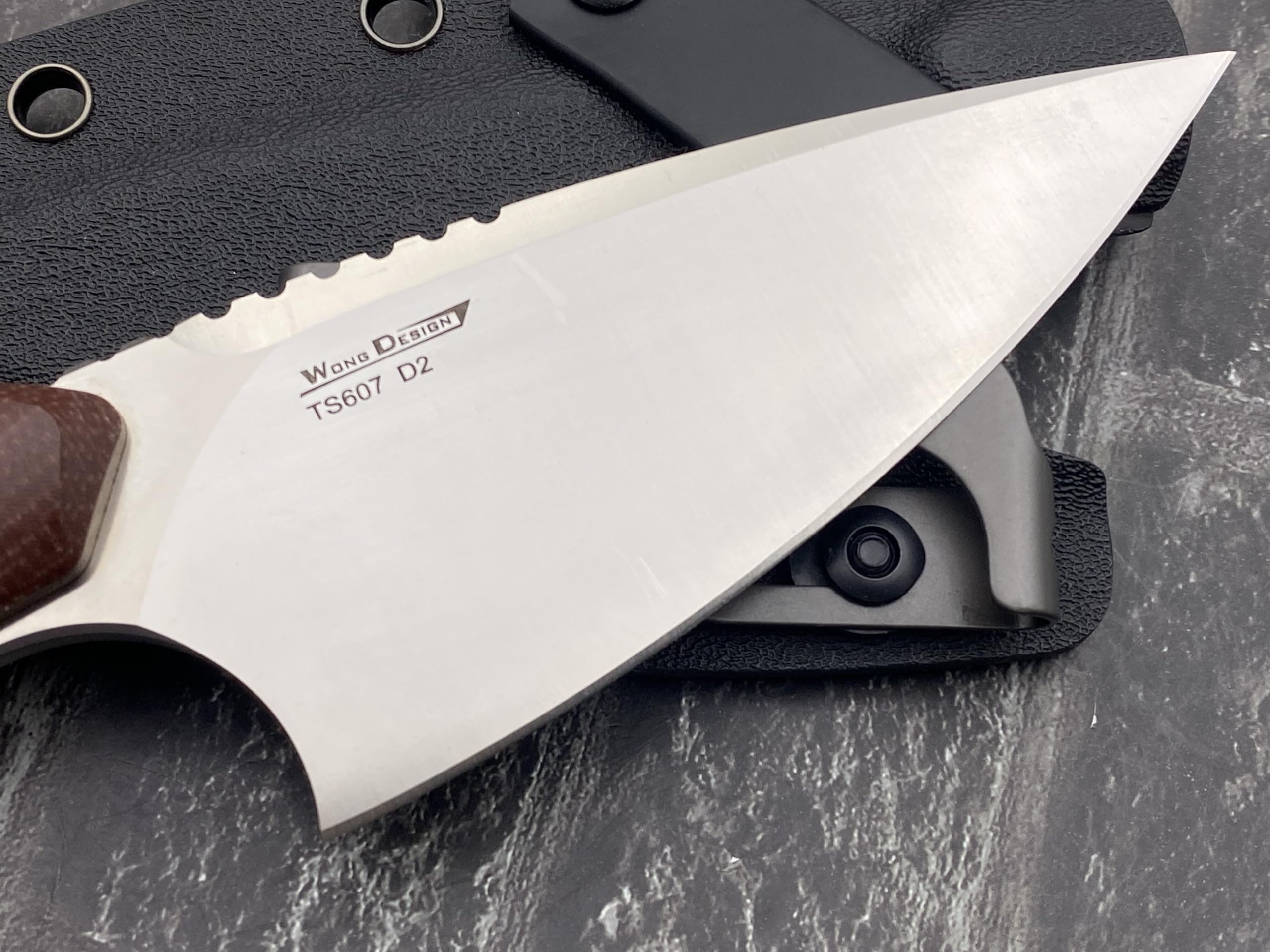 さっとん② Amazon.com: TWO SUN TS607-D2-Brown Fixed Knife D2 Blade Micarta